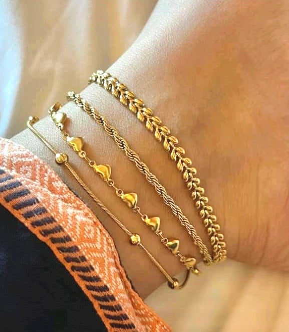 Tiya Anklet cum bracelet Anti Tarnish