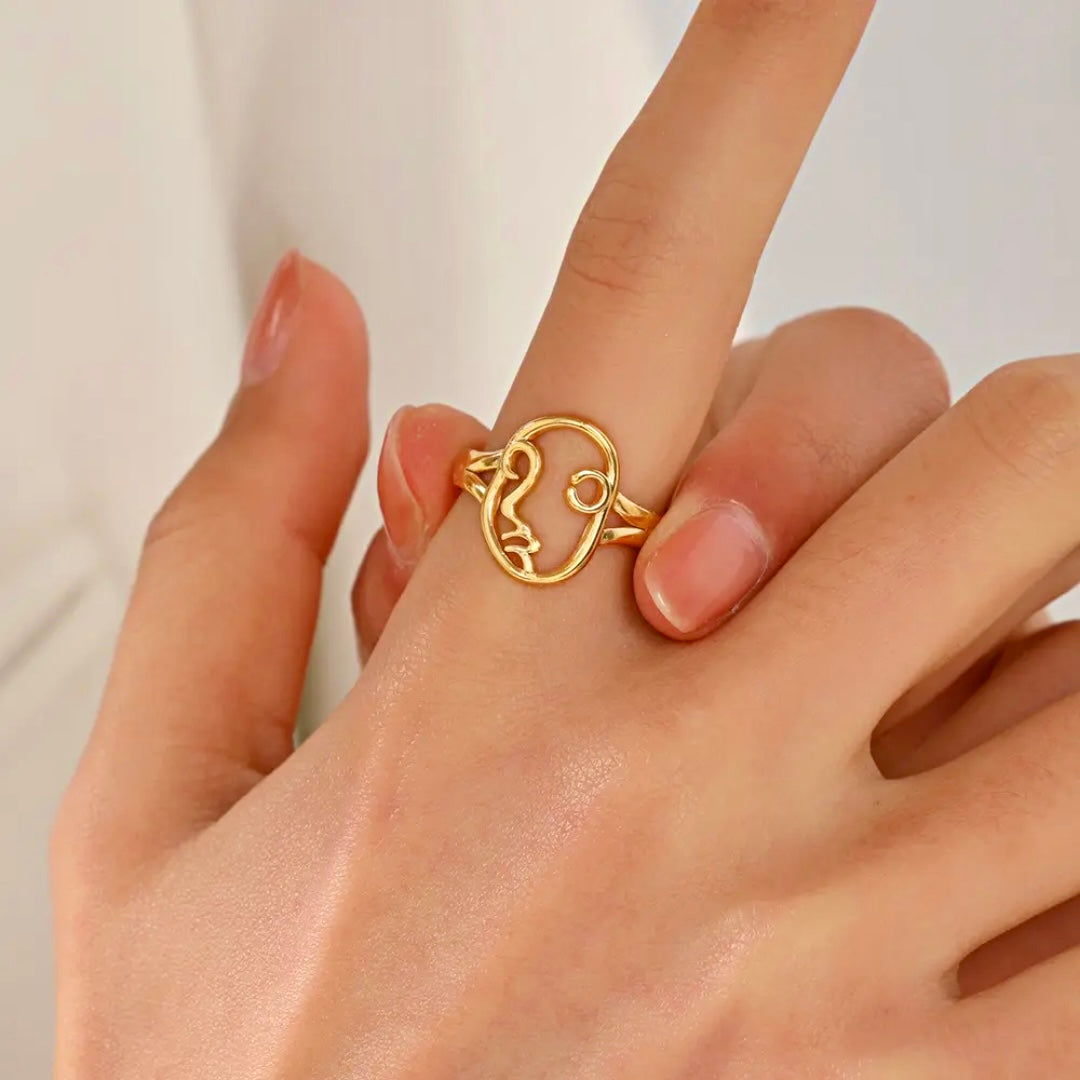 Poppy Rings 18k Gold Anti Tarnish