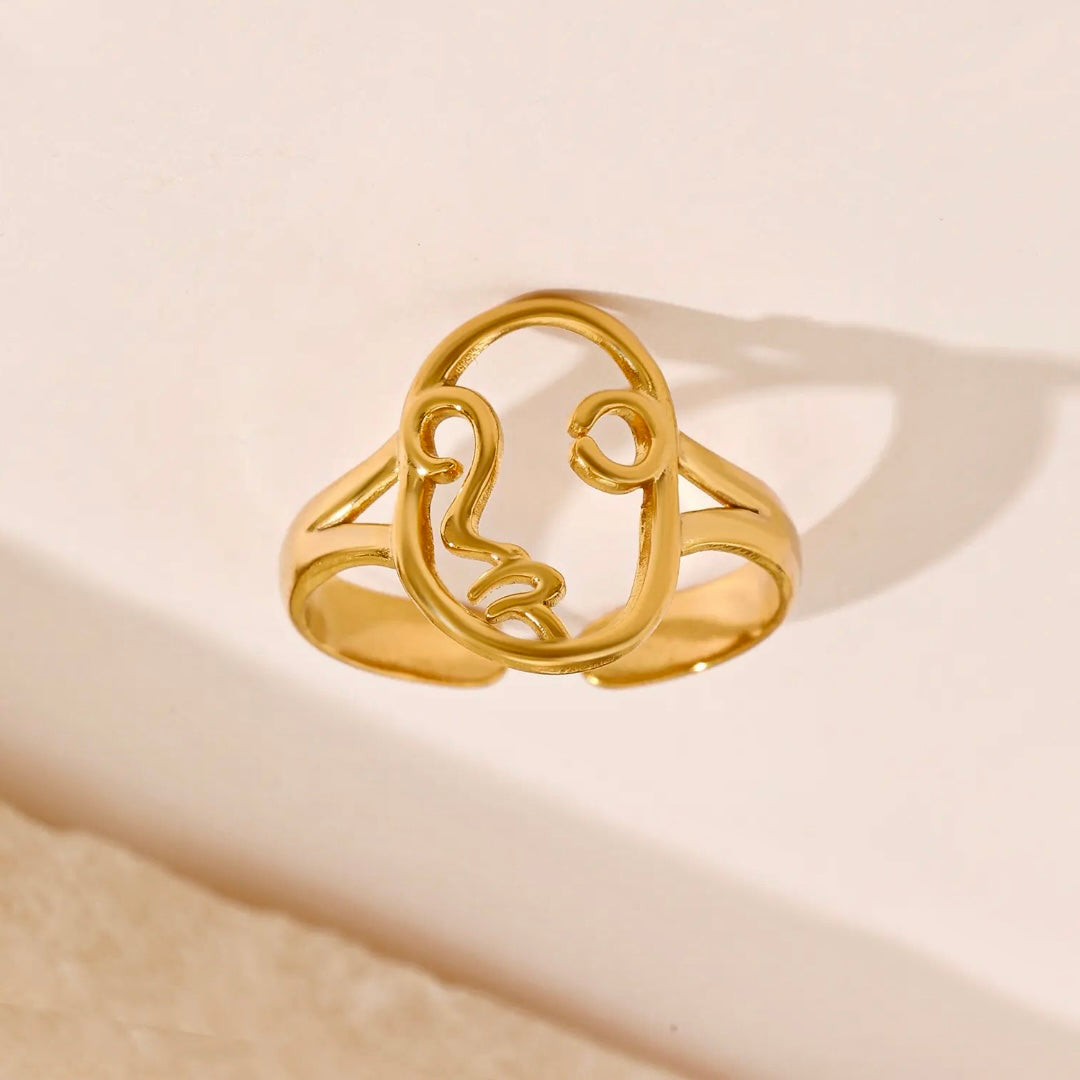 Poppy Rings 18k Gold Anti Tarnish