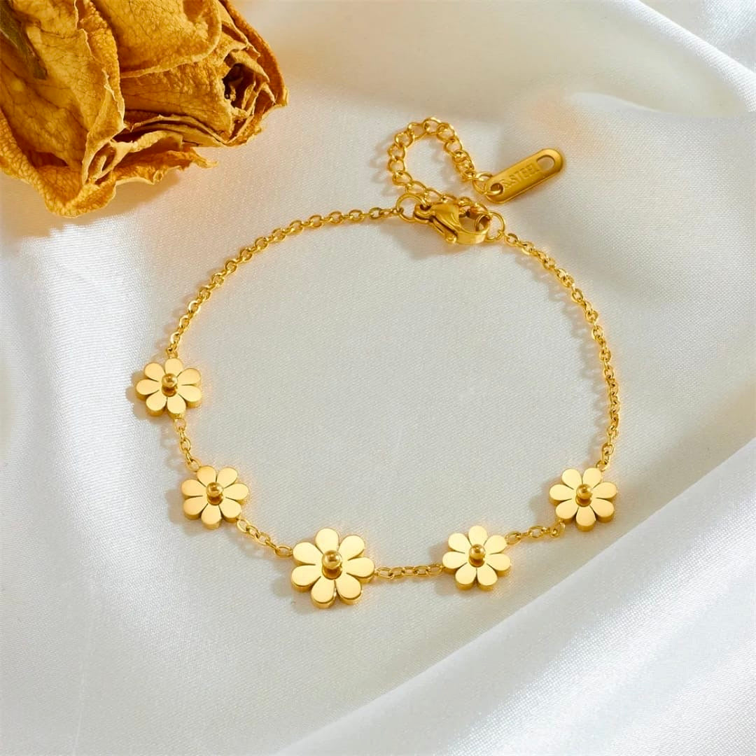 Flora Bracelet Anti Tarnish