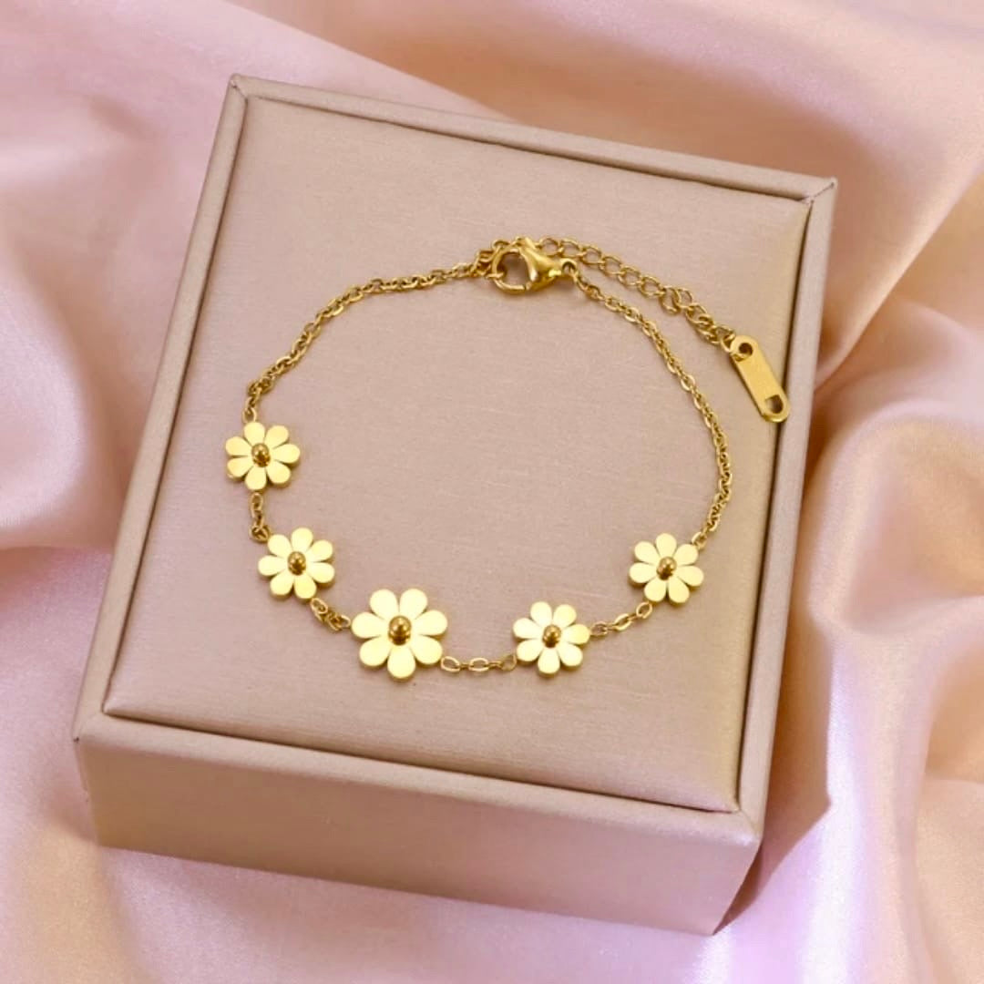 Flora Bracelet Anti Tarnish