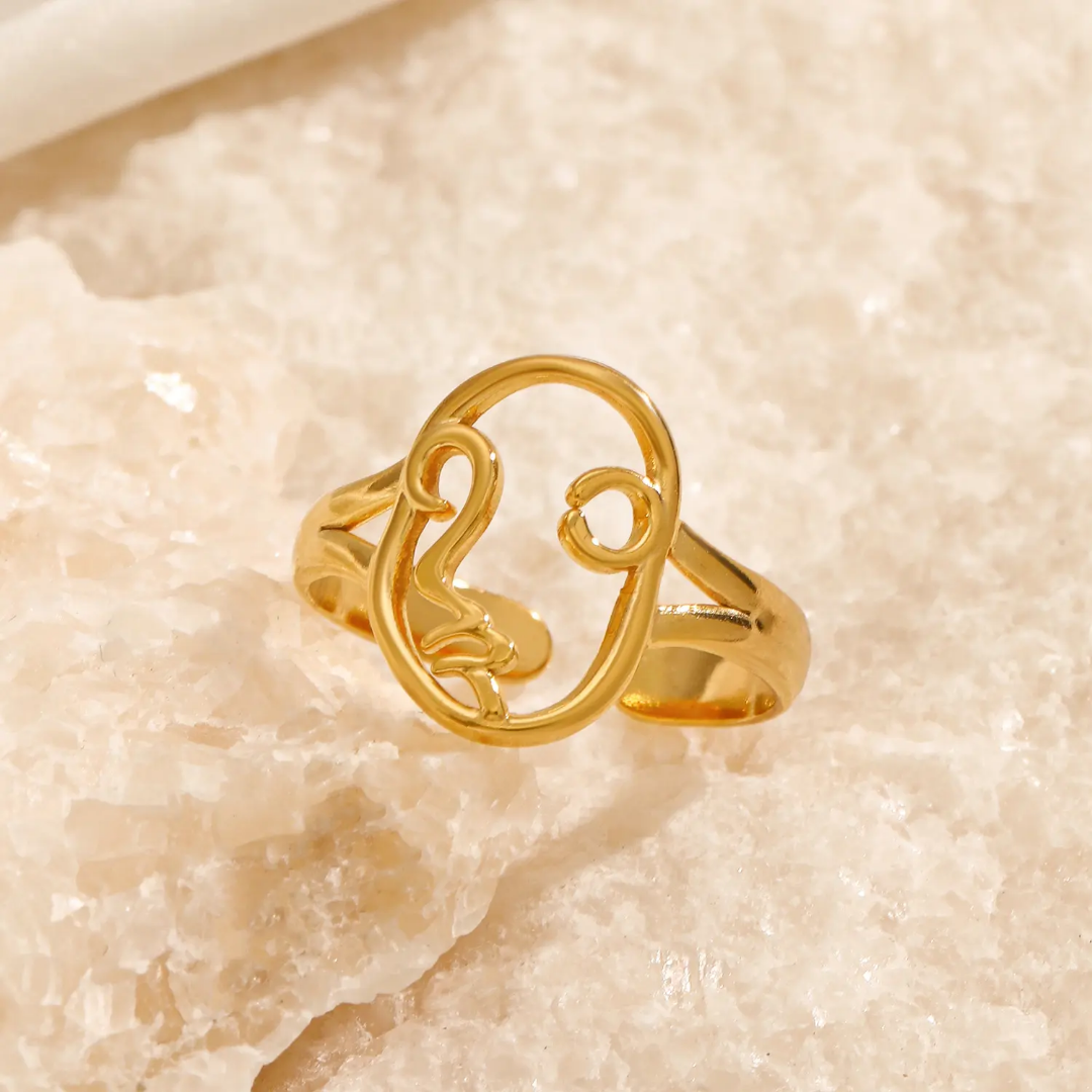 Poppy Rings 18k Gold Anti Tarnish