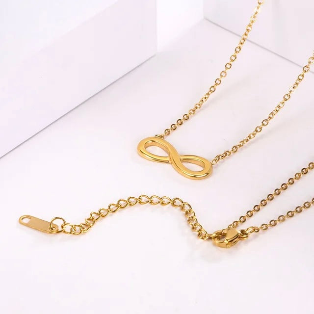 Infinity 18k Gold Anti Tarnish Necklace