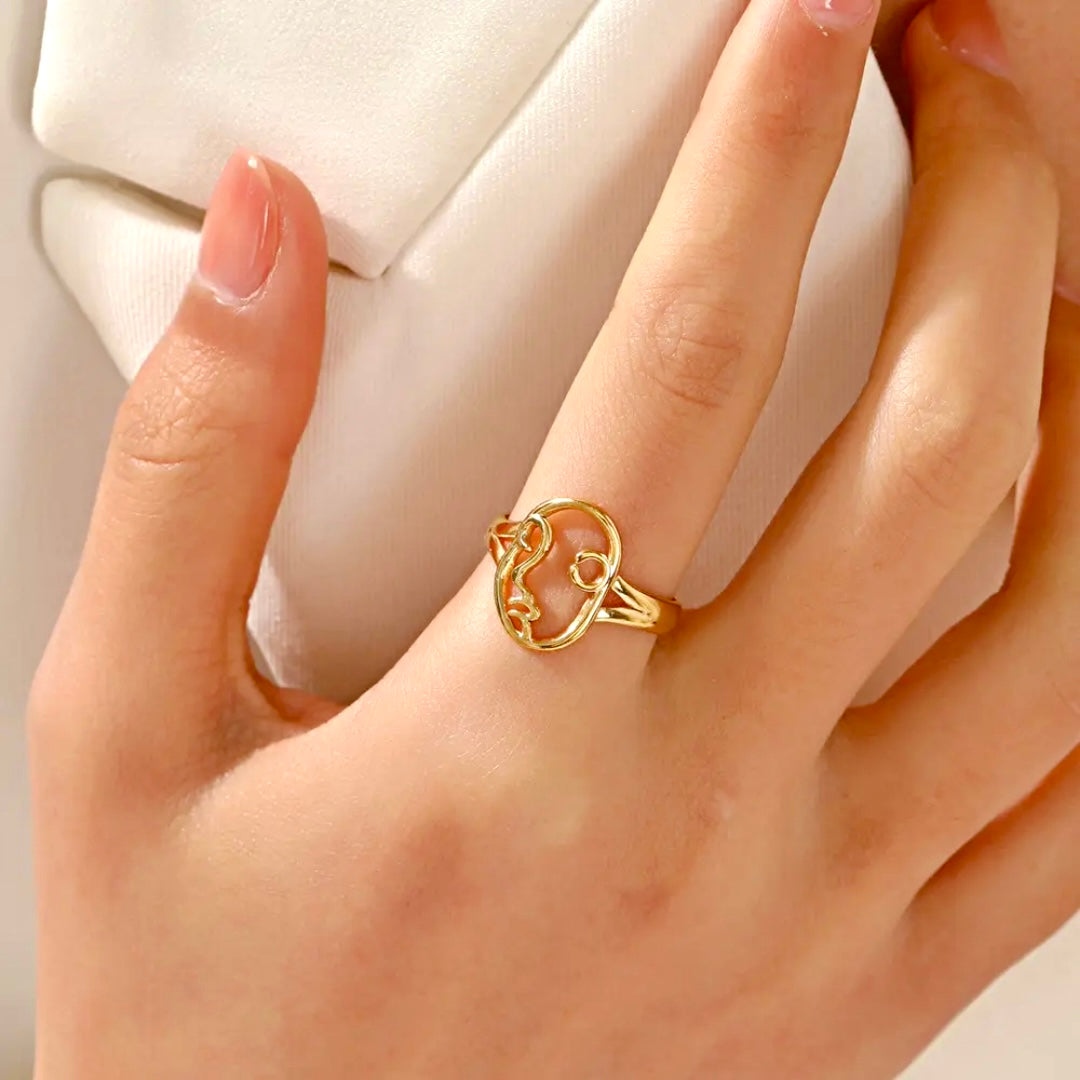 Poppy Rings 18k Gold Anti Tarnish