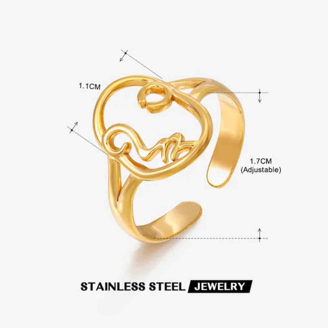 Poppy Rings 18k Gold Anti Tarnish