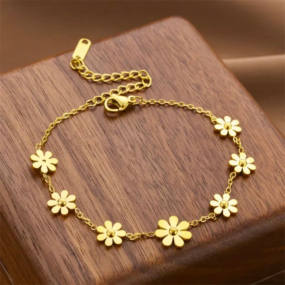 Flora Bracelet Anti Tarnish