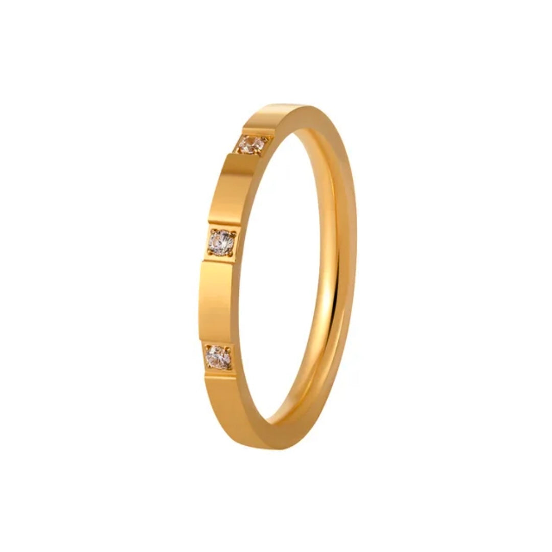 Isla Rings Anti Tarnish 18k Gold