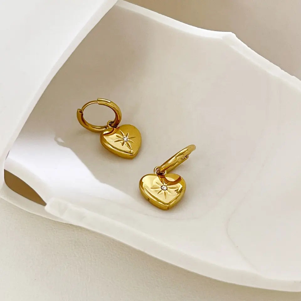 Mila earrings- 18k Gold Tarnish Proof