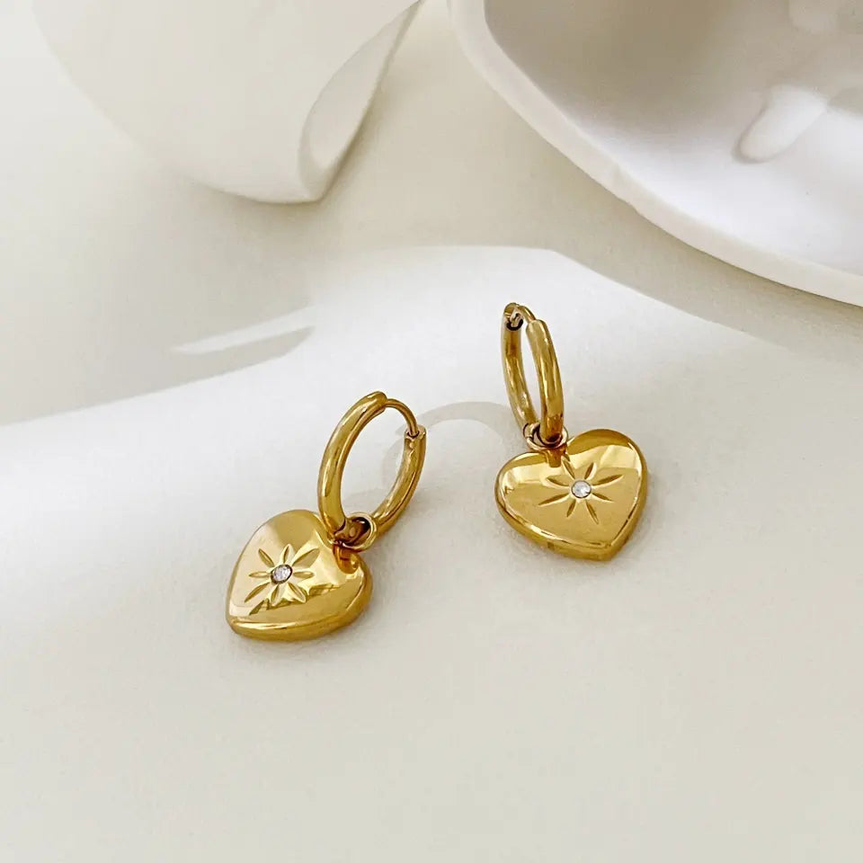 Mila earrings- 18k Gold Tarnish Proof