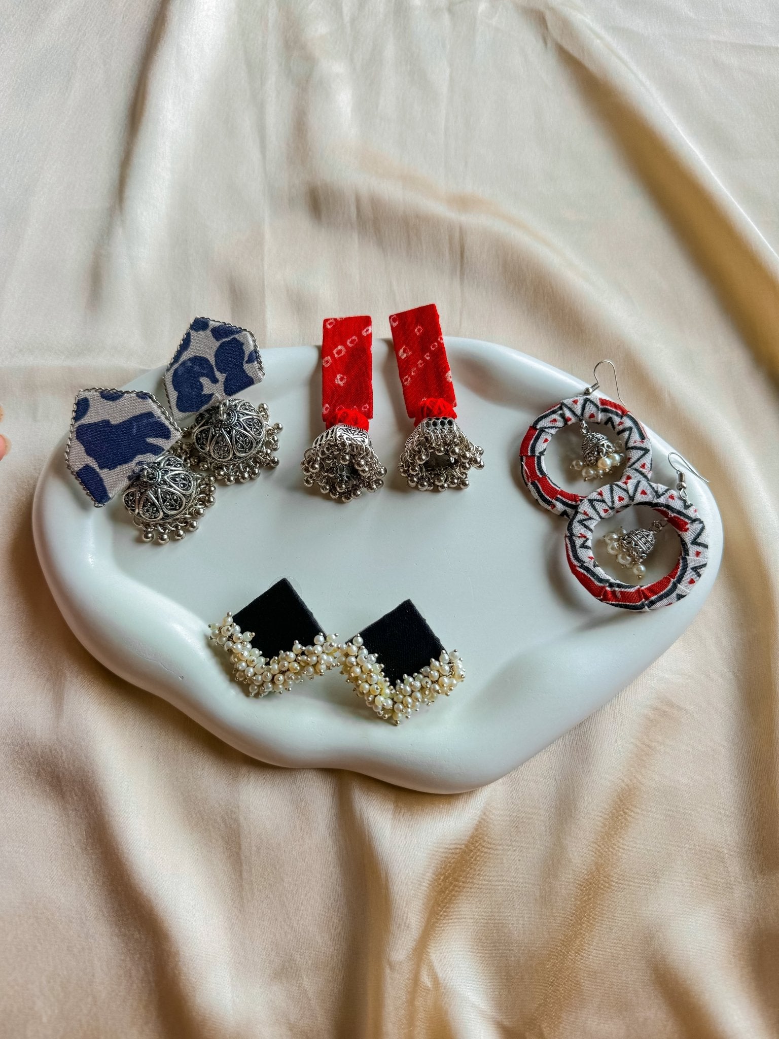 Boho jhumka handmade earrings combo of – SASSYNESS