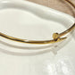 Nail 18k Gold Anti Tarnish chokker Necklace