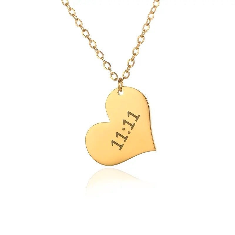 11:11 Necklace 18k Gold Tarnish proof - SASSYNESS