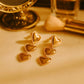 Gisele Heart dangling earrings