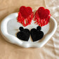 Heart beaded earrings combo of 2