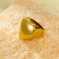 Chunky Heart Rings 18k Gold Anti Tarnish