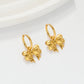 Bow earrings 18k Gold Anti Tarnish