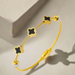 Clover 18k Gold Bracelet Anti Tarnish