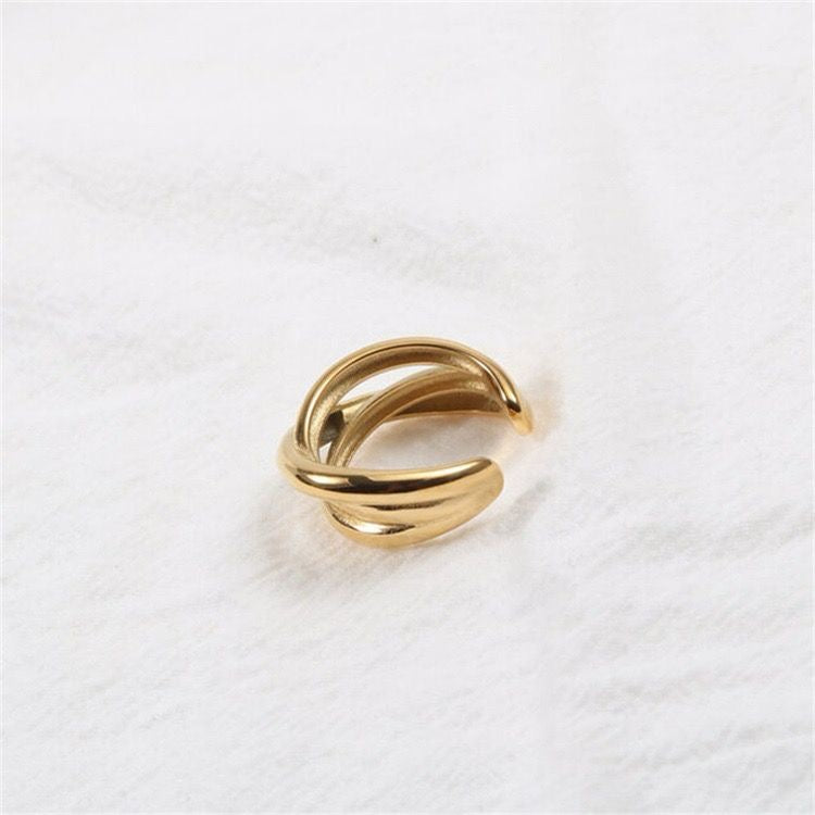 Rings 18k Gold Tarnish Proof SASSYNESS