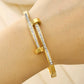 Nail embellished Bracelet Anti Tarnish