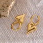 Unna Heart Earrings Tarnish free