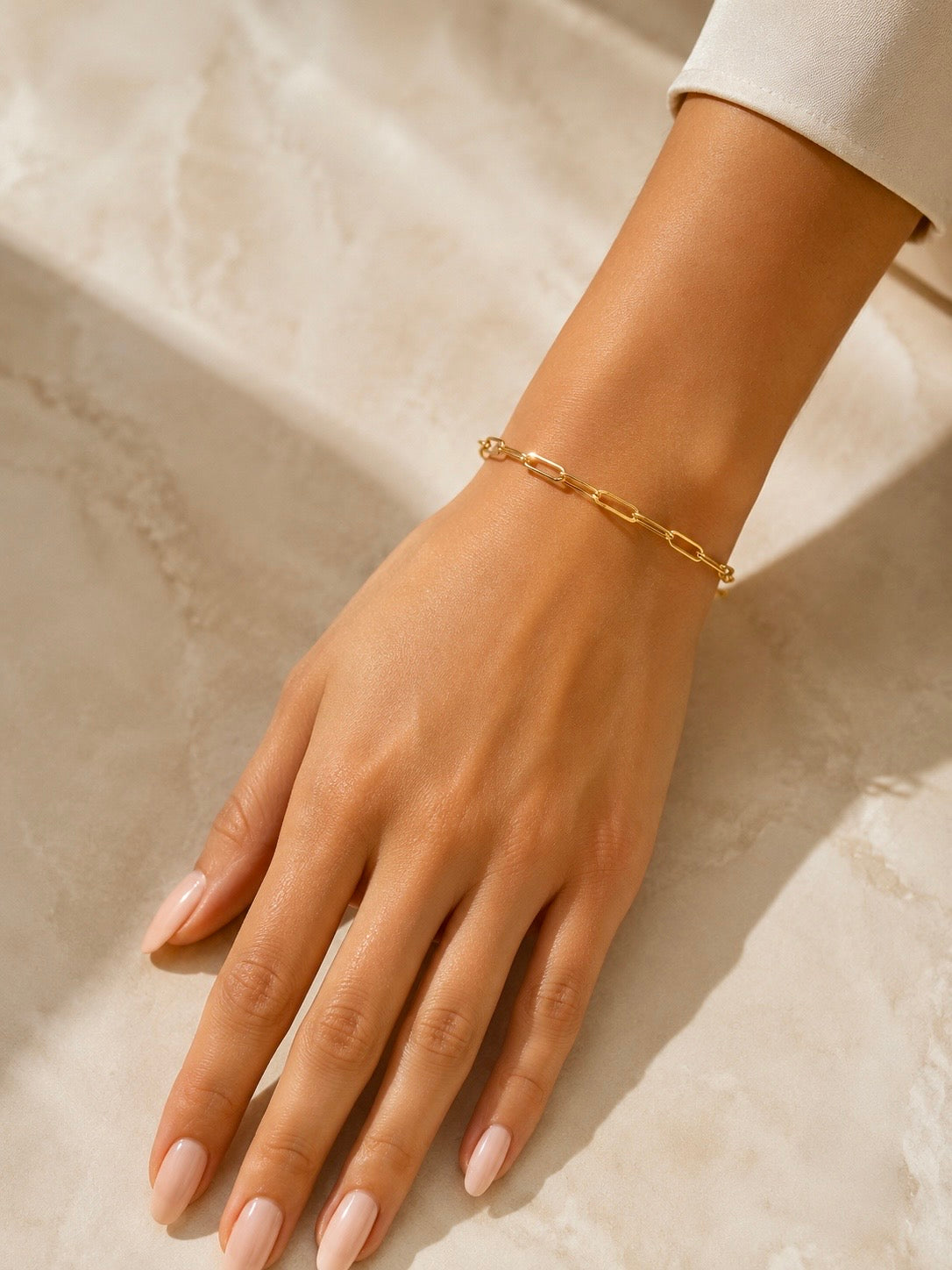 2 in 1 bracelet/ Anklet 18k Gold Anti Tarnish