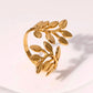 Flora Rings 18k Gold Anti Tarnish