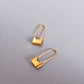 Pin earrings 18k Gold Anti Tarnish