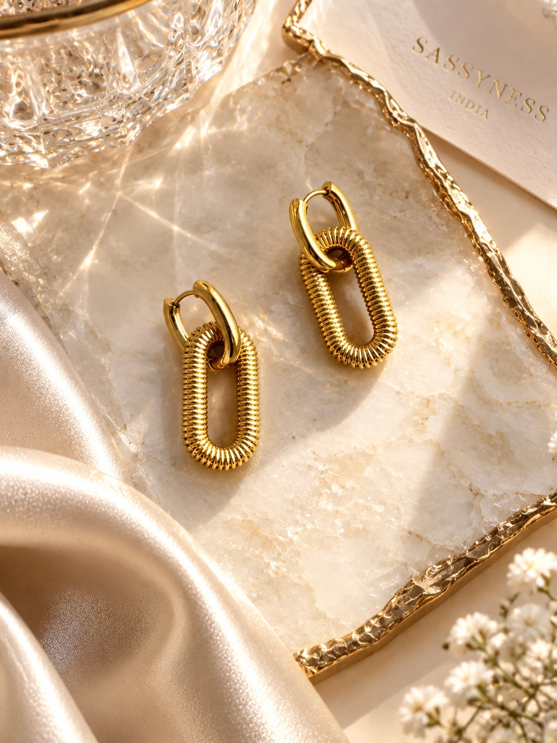 Ellie Earrings Tarnish Free