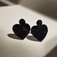 Heart beaded earrings combo of 2
