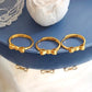 Mini bow rings 18k Gold Anti Tarnish