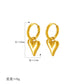Unna Heart Earrings Tarnish free