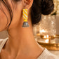 Boho jhumka fabric earrings combo of 4