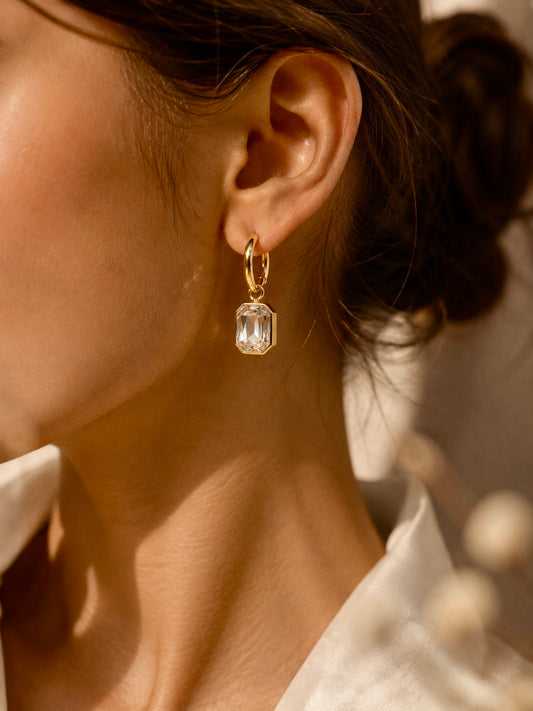 Isabella Earrings 18k Gold Anti Tarnish