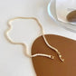 Tennis necklace 18k Gold Anti Tarnish