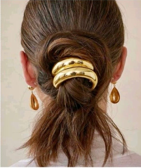 Ava Hair tie 18k Gold Anti Tarnish