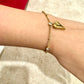 Hearty bracelet 18k Gold Anti Tarnish