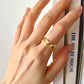 Selene Heart Rings Anti Tarnish