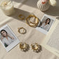 Olive Pearl earrings Demi fine Tarnish proof