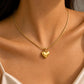 Heart chokker Necklace 18k Gold Anti Tarnish