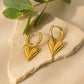 Unna Heart Earrings Tarnish free