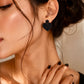 Heart beaded earrings combo of 2