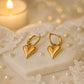 Unna Heart Earrings Tarnish free