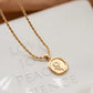 Rose pendant 18k Gold Anti Tarnish necklace