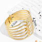 Cuff Bracelet 18k Gold Anti Tarnish limited stock