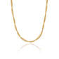 Twirled Necklace 18k Gold Anti Tarnish