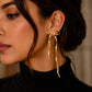 Bow knot 18k earrings Gold Anti Tarnish