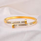 Nail embellished Bracelet Anti Tarnish