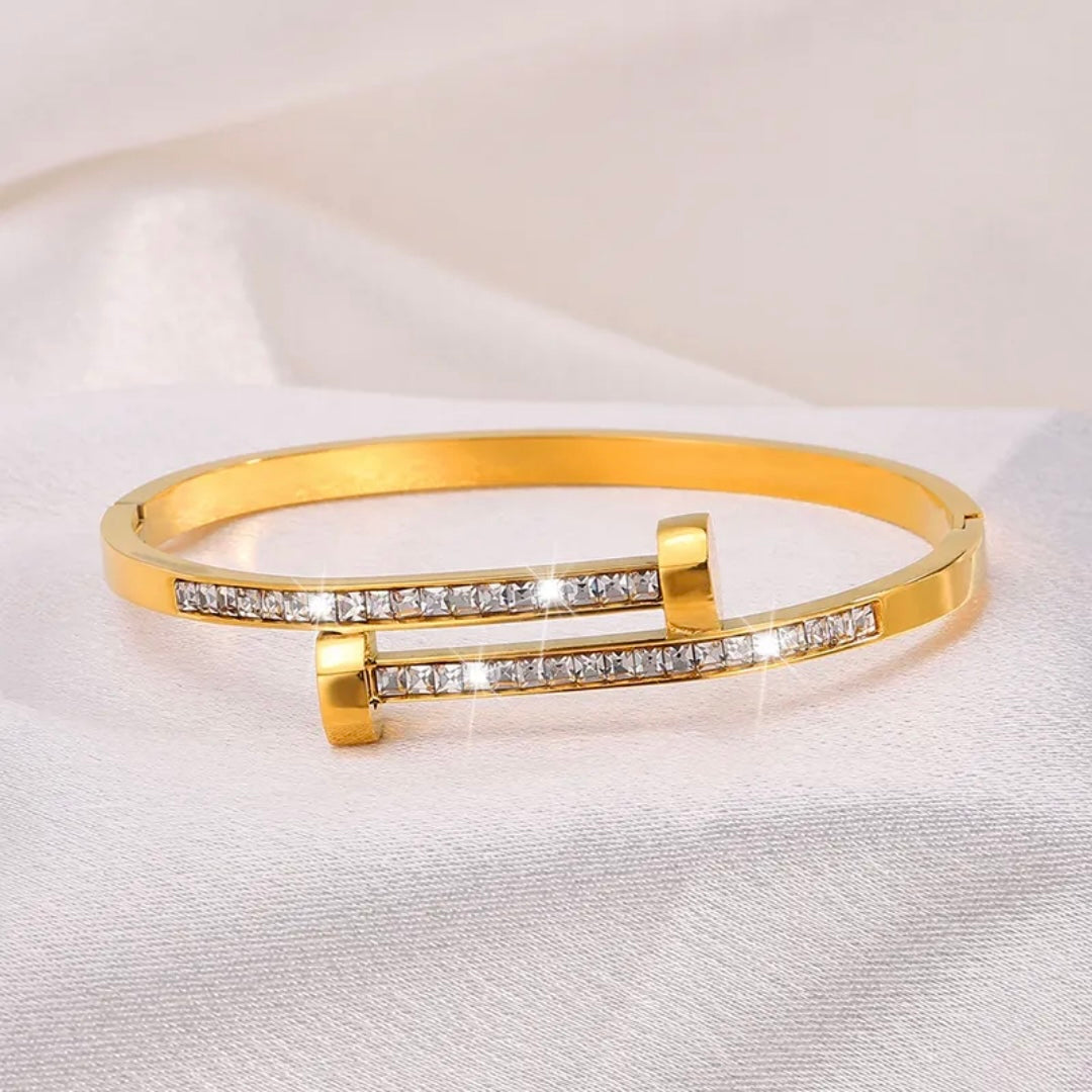 Nail embellished Bracelet Anti Tarnish