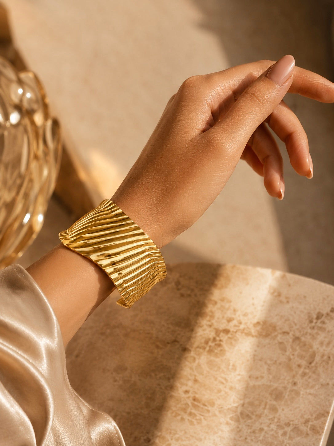 Lesley cuff bracelet Anti Tarnish