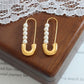 Pearl pinned Anti Tarnish Earrings